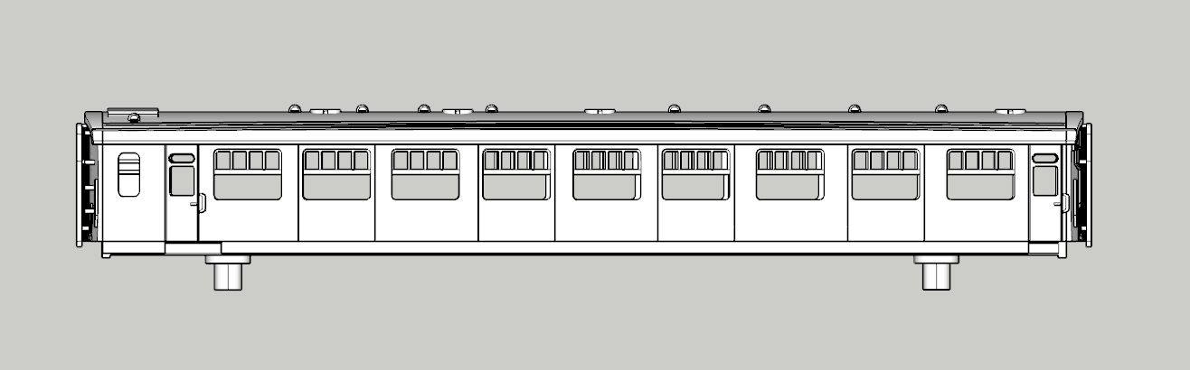 (image for) SR Bulleid Eastleigh Rest Comp - d2665 - Rebuilt Dining Car